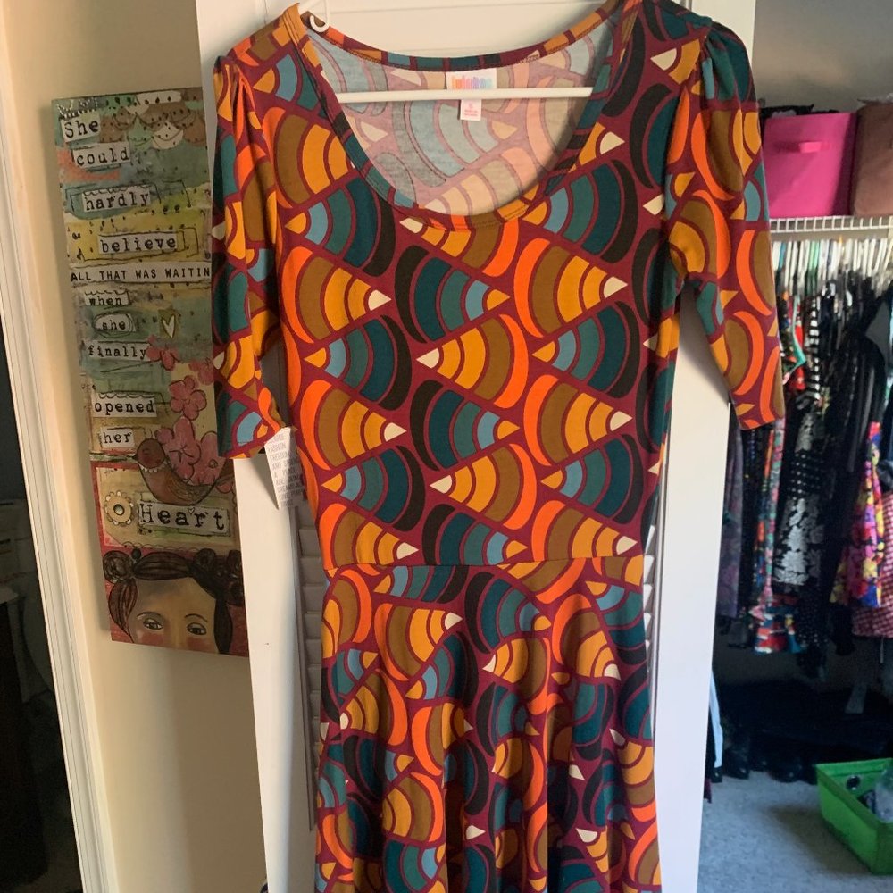 Candy Corn Print Lularoe Nicole